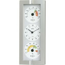 EMPEX エンペックス 生活管理温度・湿度・時計 シャインシルバー TQ-2440