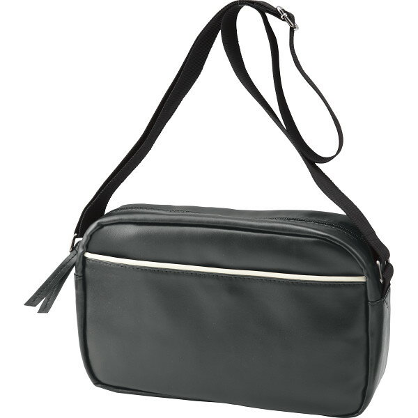 Men'S Bag - イルムス 横型ショルダーバッグ ブラック B-IL13513BK 送料無料