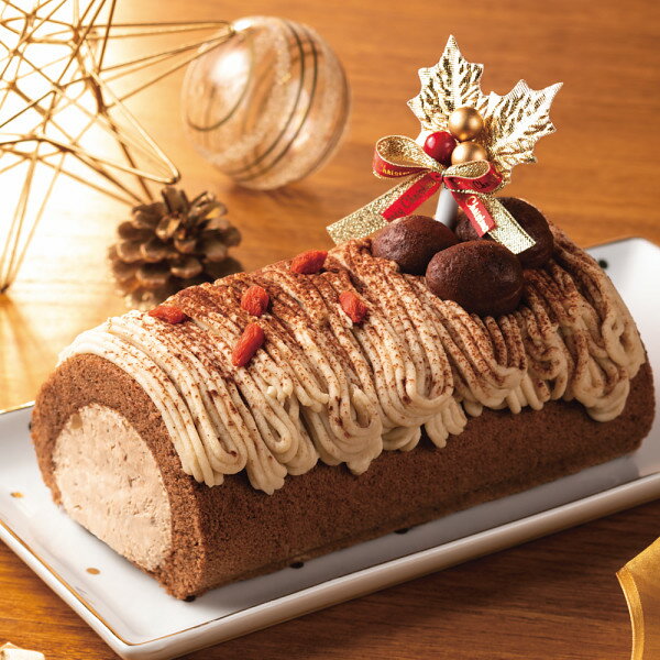 【エントリーでP10倍】クリスマス 2024 新杵堂 ブッシュ・ド・ノエル ケーキ 予約 冷凍 メーカー直送 スイーツ 洋菓子 和栗 栗 マロン パーティ 帰省 手土産 ギフト プレゼント お祝い 贈り物のサムネイル