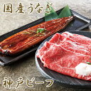 神戸ビーフ(モモすき焼き肉)&鹿児島県産うなぎ蒲焼セット 国産うなぎ 鰻 肉 牛肉 お鍋 詰め合わせ セット 美味しい お取り寄せ グルメ 山椒 タレ付き 贈り物 ギフト お土産 贈答品 お礼 お返し 香典返し