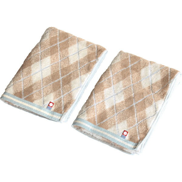 今治スイート＆チェック フェイスタオル2枚セット SWC60300 お返し 内祝い 出産 結婚 挨拶 手土産 退職 祝い プレゼント 引越し 新築 御挨拶 粗品 快気祝い お見舞い返し 全快祝い 御礼 お礼