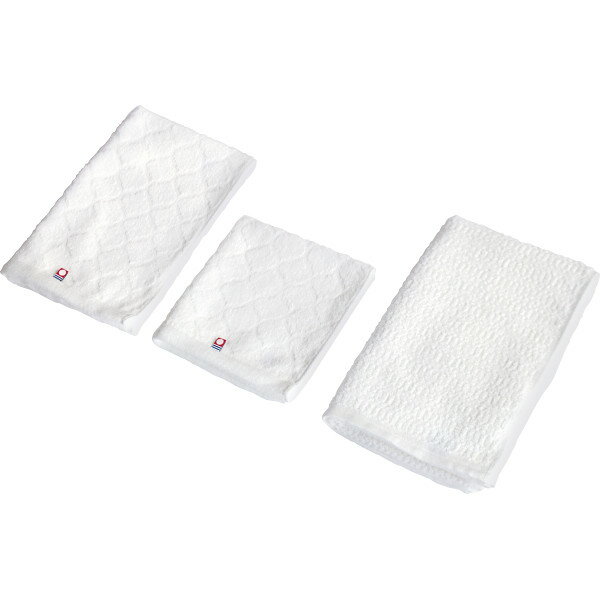 今治＆泉州 白の贅沢 スリムバス・フェイス・ハンドタオルセット WIS835 お返し 内祝い 出産 結婚 挨拶 手土産 退職 祝い プレゼント 引越し 新築 御挨拶 粗品 快気祝い お見舞い返し 全快祝い 御礼 お礼