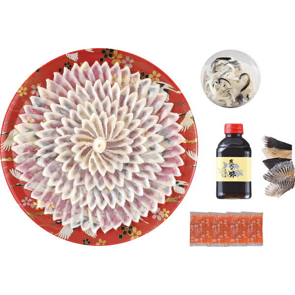 とらふく刺身絵皿盛り FS-200F8Z お返し 内祝い 出産 結婚 挨拶 手土産 退職 祝い プレゼント 引越し 新築 御挨拶 粗品 快気祝い お見舞い返し 全快祝い 御礼 お礼