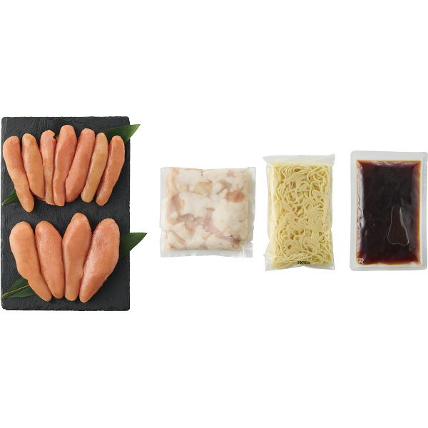 博多もつ鍋 あごだし醤油味 ・辛子明太子切子 700g セット お返し 内祝い 出産 結婚 挨拶 手土産 退職 祝い プレゼント 引越し 新築 御挨拶 粗品 快気祝い お見舞い返し 全快祝い 御礼 お礼