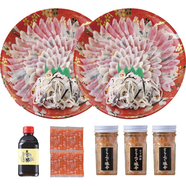 とらふく刺身・とらふく塩辛セット FS-250TSZ お返し 内祝い 出産 結婚 挨拶 手土産 退職 祝い プレゼント 引越し 新築 御挨拶 粗品 快気祝い お見舞い返し 全快祝い 御礼 お礼