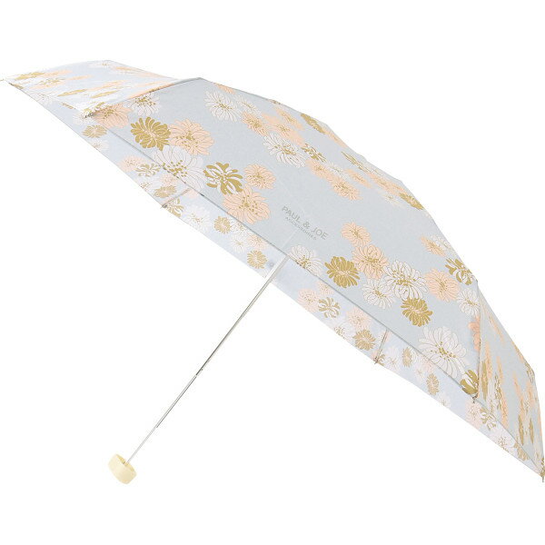 For Women - ポール＆ジョー クリザンテーム5段折りたたみポーチ式雨傘 ライトグレー