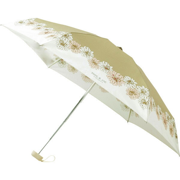 ポール＆ジョー クリザンテーム5段折りたたみ雨傘 ベージュ