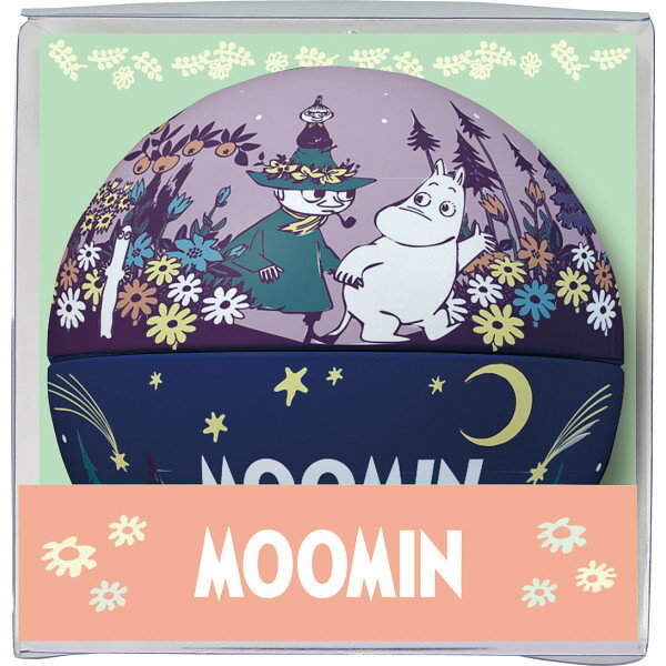 ムーミン チョコクランチ入りボール缶 BLUE MMNB_B お返し 内祝い 出産 結婚 挨拶 手土産 退職 祝い プレゼント 引越し 新築 御挨拶 粗品 快気祝い お見舞い返し 全快祝い 御礼 お礼