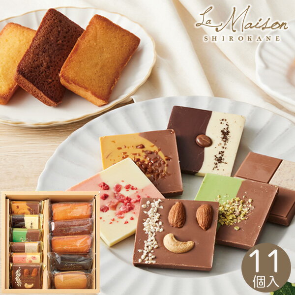 ラ・メゾン白金 ガトー＆タブレット 45101 11個 焼き菓子 フィナンシェ クッキー ショコラ 焼き菓子 ピスタチオ 菓子折り 退職 お菓子 詰め合せ ブランド 人気 お返し 個包装 小分け 内祝い 出産 結婚 挨拶 手土産 祝い プレゼント ギフト 快気祝い 全快祝い 御礼 お礼