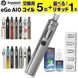 【リキッド付】 Joyetech eGo AIO 電子タバコ VAPE ベイプ スターターキット 本体 持ち運び シーシャ VAPOREVER リキッド セット おすすめ コンパクト スリム 小型 タール ニコチン0 電子煙草 禁煙 01