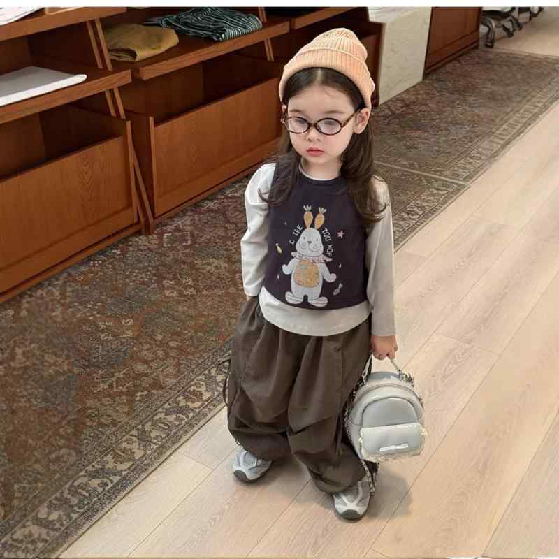 子供服 ガールズ カーゴパンツ スポーツ カジュアル ロングパンツ コットン 無地 秋 普段着 80cm 90cm 100cm 110cm 120cm 130cm