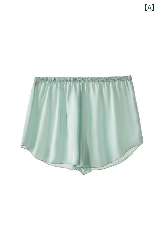 ペチパンツ レディース インナーパンツ 透け防止 ショートパンツ 裾フリル タップパンツ ペチコート 3分丈 薄手 通気性 伸縮性 普段使い 旅行 夏 緑 黒 灰 ルームウェア チラ見え防止 インナーショーツ