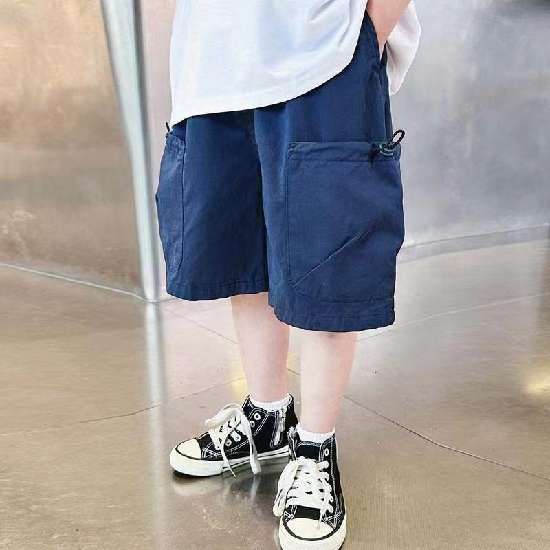 パンツ キッズ 男の子 夏用 ハーフパンツ 子供服 薄手 カーゴパンツ ゆったり 5分丈 ミリタリー 普段着 おしゃれ 涼しい 動きやすい スポーツ アウトドア
