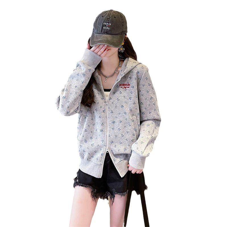 パーカー レディース 大きいサイズ 裏起毛 ゆったり スウェット ジップアップ ブルゾン 秋冬 フーディー 韓国風 カジュアル 日常 普段使い