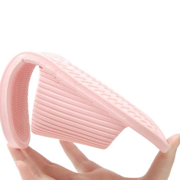 サンダル レディース メンズ 携帯スリッパ 室内履き ルームシューズ EVA 軽量 柔らかい 折り畳み可能 ピンク系 グレー