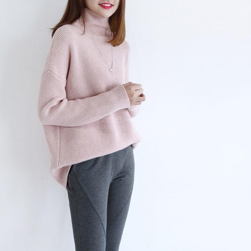 ニット レディース 秋冬 高 Colong 毛糸 羊毛 セーター ゆったり プルオーバー ドロップショルダー 厚..