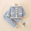 子供用パジャマ 上下セット キッズ ベビー 3層 珊瑚フリース 厚手 男の子 女の子 ルームウェア 秋冬 あったか 70 80 90 100 110 120 1...