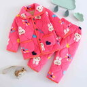 子供用パジャマ 上下セット 冬用 裏起毛 珊瑚フリース ベビー 男の子 女の子 厚手 あったか かわいい アニマル柄 ルームウェア 部屋着