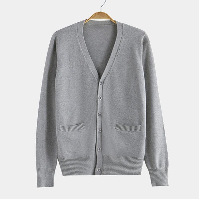 カーディガン JK制服 学生服 毛糸 ニット スクールカーディガン Vネック 長袖 綿 かわいい 萌え 柔らか..