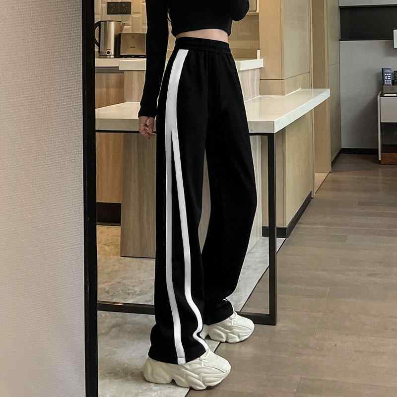 子供服 ワイドパンツ 女の子 大童 春夏 ロングパンツ スポーツパンツ 黒 スウェットパンツ 薄手 120cm 130cm 140cm 150cm 160cm 170cm