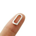 スプリング留め アクセサリー シルバー925 銀 パーツ ネックレス DIY ハンドメイド(3)