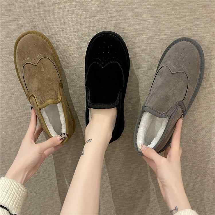 雪地靴 レディース 防寒 裏起毛 スノーブーツ ローカット フラットソール ラウンドトゥ カジュアル 普..