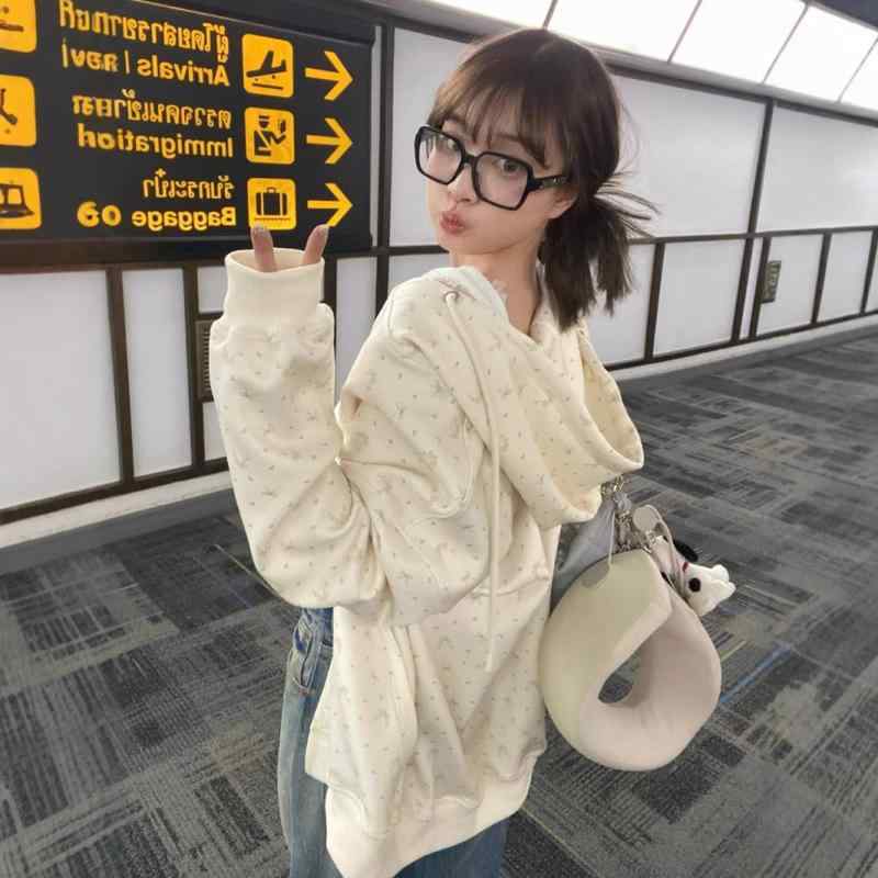 パーカー レディース 秋冬 薄手 カジュアル ジップアップ フーディー 蝶結び 長袖 ルーズ ゆったり スポーツ トレーナー 日韓風 トップス 綿 ポリエステル