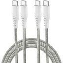 Acbands USB Type C ケーブル 編組ケーブル USB-C&USB-C(2)