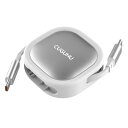 巻取り式充電ケーブル usb c ケーブル 急速充電 60W スパイラルケーブル 高速データ通信 480Mbps 温度センサー搭載iPhone16/15 Galaxy iPad Pro MacBook Pro など対応(2)