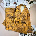 パジャマ レディース メンズ 秋冬 接触冷感 長袖 長ズボン 上下セット 部屋着 ルームウェア 寝巻き 寝間着 高級感 アニマル柄 襟付き ポリエステル 薄手 ...