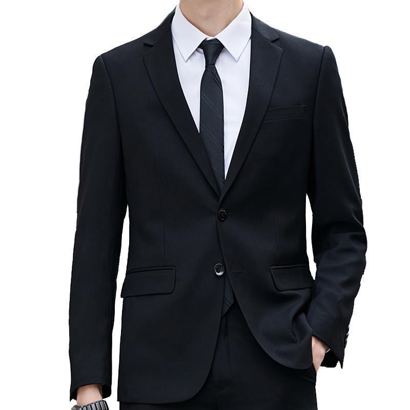 乐天商城 - スーツ メンズ スリムフィット 2つボタン カジュアル ビジネス 結婚式 新郎 紳士服 春 亜麻 ブラック 黒 ネイビー 紺 グレー ワインレッド