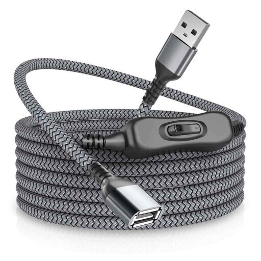 Basesailor USB延長ケーブル、タイプAオス-メス電源充電器コード Basesailor USB延長ケーブル、タイプAオス-メス電源充電器コード