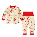 子供用パジャマ 秋冬 子供服 ベビー服 綿 上下セット 保温 春秋 長袖 かわいい ルームウェア 部屋着 寝巻 中国風