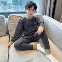 子供用パジャマ 上下セット 男児向け 秋冬 中大サイズ 子供用 保温インナー 部屋着 ポリエステル