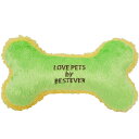 【BESTEVER】ペットトイ ボーン グリーン 犬 猫 おもちゃ カシャカシャ キュッキュッ 音が鳴る 遊ぶ ストレス解消 一緒に遊ぶ【LOVE PETS by BESTEVER ラブペッツ】ホネ 骨 ベストエバージャパン