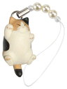 ペットラバーズ 猫どん でぶ猫 三毛 ビーズ ストラップ N-2301(2)