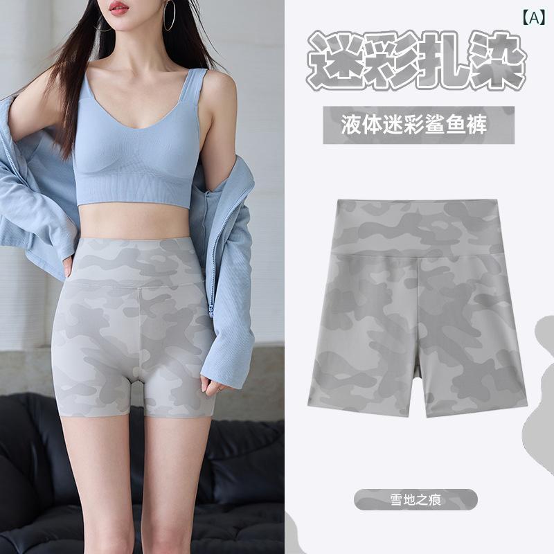 ヨガパンツ レディース ショートパンツ レギンス スパッツ 三分丈 迷彩柄 着痩せ ...