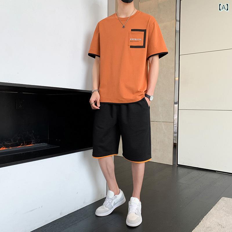 メンズ スポーツウェア セットアップ Tシャツ...の紹介画像2