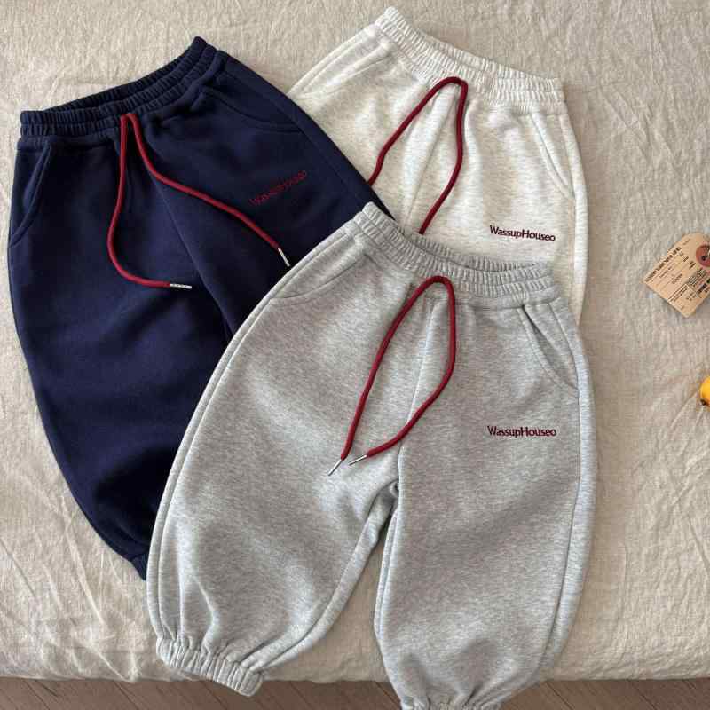 キッズ ズボン 春秋 子供服 男の子 女の子 レギンス 刺繍 コットン 長ズボン 普段着 部屋着 伸縮性 90cm 100cm 110cm 120cm 130cm 140cm 150cm