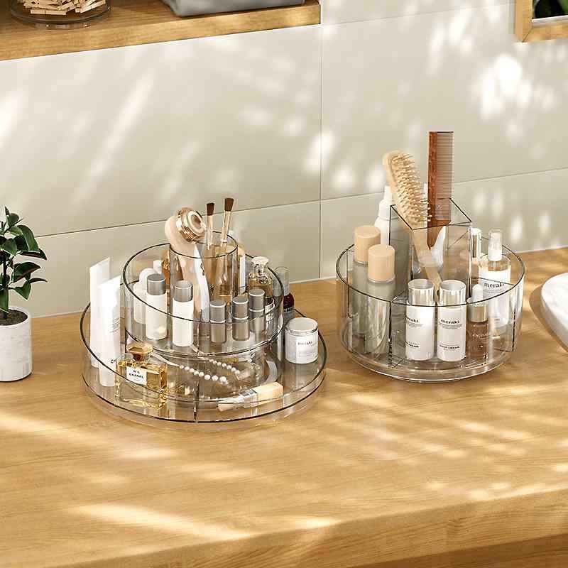 メイクブラシ 収納ケース レディース 卓上 コスメボックス 大容量 透明 アクリル製 口紅 ペンホルダー 小物入れ 文房具 整理 整頓