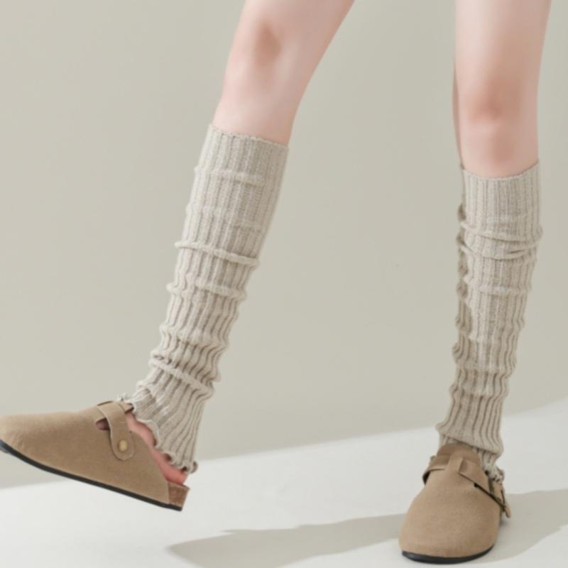 靴下 レディース ソックス ルーズソックス 秋冬 厚手 防寒 保温 暖かい 高筒 レッグウォーマー 婦人 ポ..
