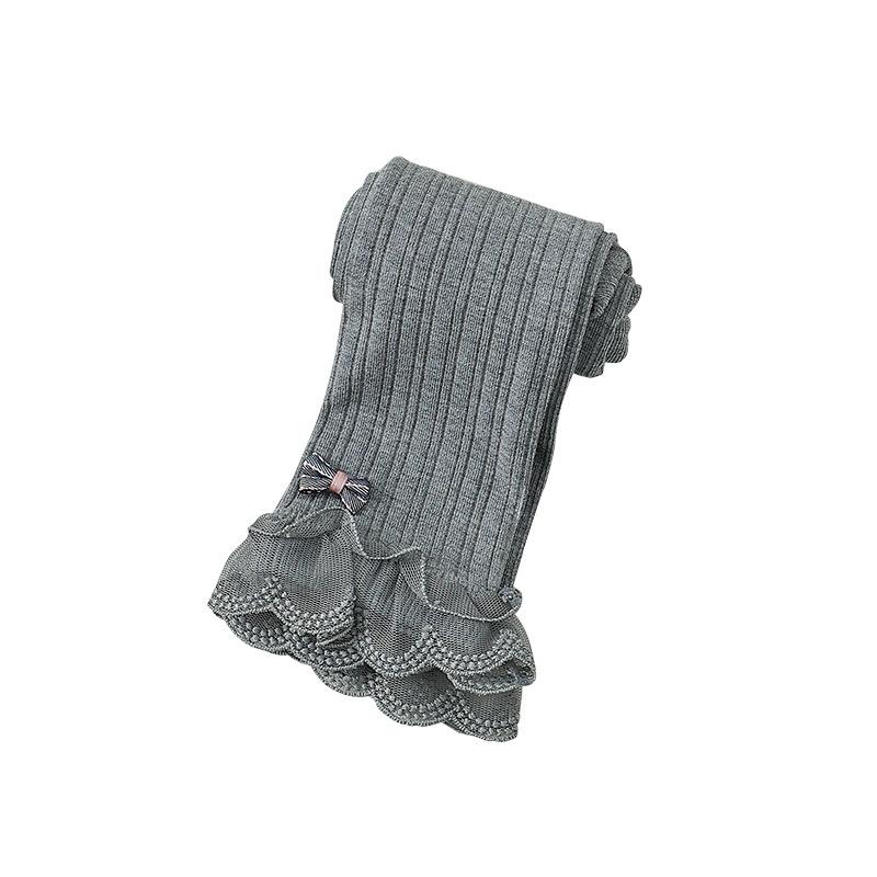 子供服 レギンス ガールズ 春秋 スパッツ 女の子 コットン 花柄レース 伸縮性 中小 детская ミドルウエスト ロングパンツ 80 90 100 110 120 130 140