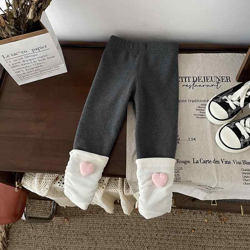 子供服 パンツ 女の子 裏起毛 秋冬 女児 ズボン 長ズボン ガールズ 運動着 普段着 3歳 4歳 5歳 6歳 7歳 8歳 グレー