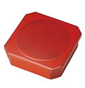 J-kitchens 御節重箱 日本製 木製 布目 一ケ重 根来 (1組) 19.5cm 正月