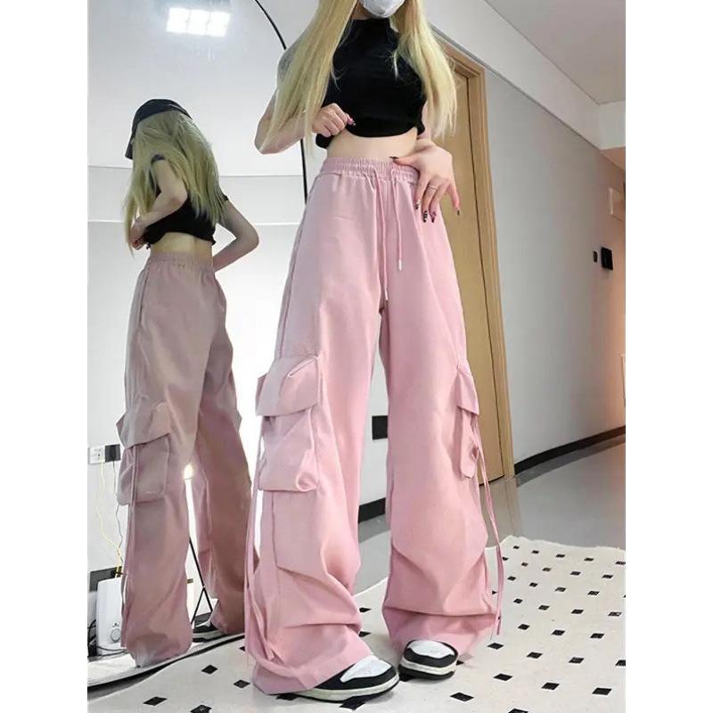 パンツ レディース アメリカンカジュアル ワークパンツ ワイドレッグ ロングパンツ...