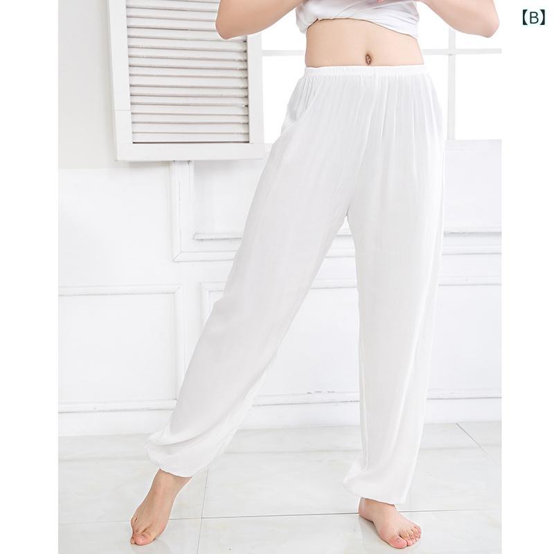 パンツ レディース メンズ ランタンパンツ サルエルパンツ ルームウェア 太極拳 ヨガ ウェア 綿 接触冷感 部屋着 パジャマ ゆったり 春夏 秋冬 ブラック ホワイト グレー 3