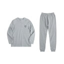 子供用パジャマ 上下セット キッズ 男の子 女の子 裏起毛 綿 あったかインナー ルームウェア 部屋着 秋冬 花灰色 米白色 浅藍色 宝藍色 グレー