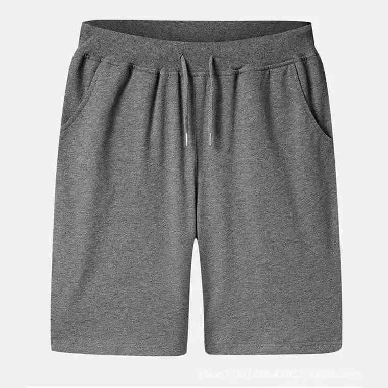 ハーフパンツ メンズ 5分丈 ニット スポーツ ウェア 男性用 短パン 部屋着 ルームウェア 普段使い 薄手 伸縮性 ポリエステル ブラック グレー系(4.0)