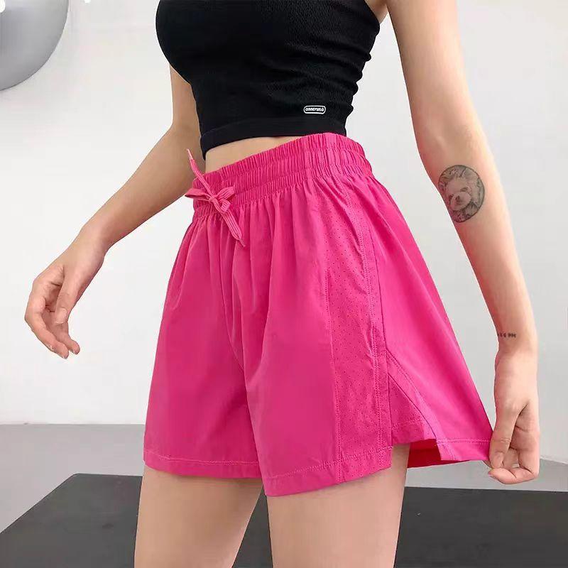 ショートパンツ レディース スポーツ 速乾 ランニング ウェア 2枚重ね ヨガパンツ トレーニングパンツ ルームウェア 運動着 魅影レッド 嫩芽グリーン ホワイト ブラック