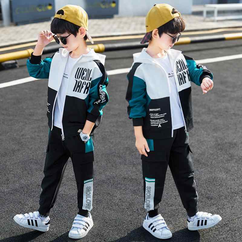 子供用ジャージ 上下セット 男の子 春秋 長袖 パーカー パンツ 2点セット ボーイズ スポーツウェア 普段着 部屋着 アウトドア 綿 イエロー系 ホワイト系